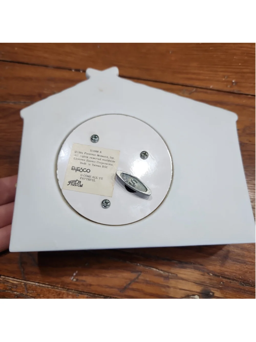 Precious Moments Nativity Music Box Oh Come All Ye Faithful